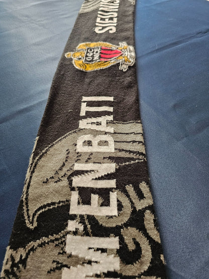 Écharpe OGC Nice Métropole Nice Côte d’Azur Supporter Football Rouge Noir3