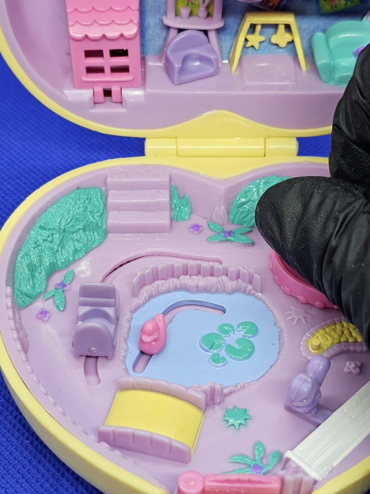 Polly Pocket Strollin’ Baby, Bluebird Toys, 1994, Coffret Maison Bébé Cœur5