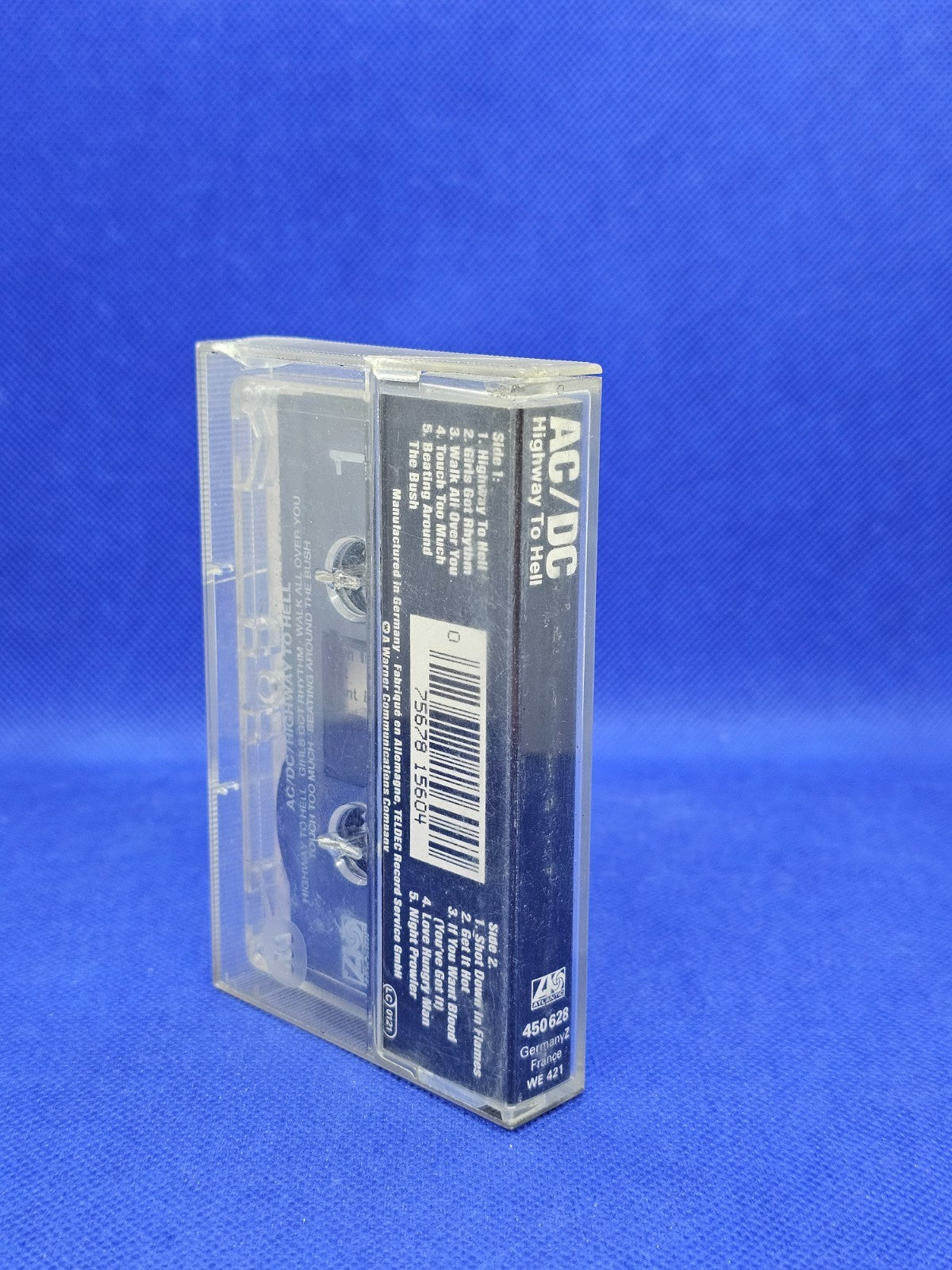 ACDC Highway to Hell Cassette audio musicale Atlantic 1979 Hard Rock1