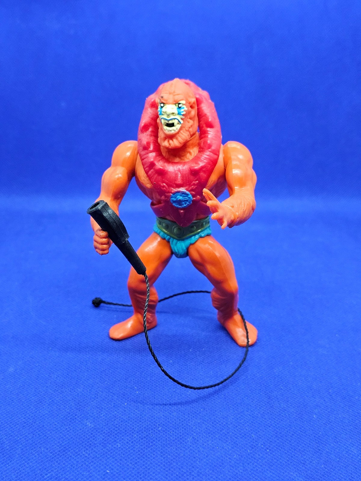 Beast Man Le Monstre MOTU Mattel 1981 Made in France Vintage avec accessoires0