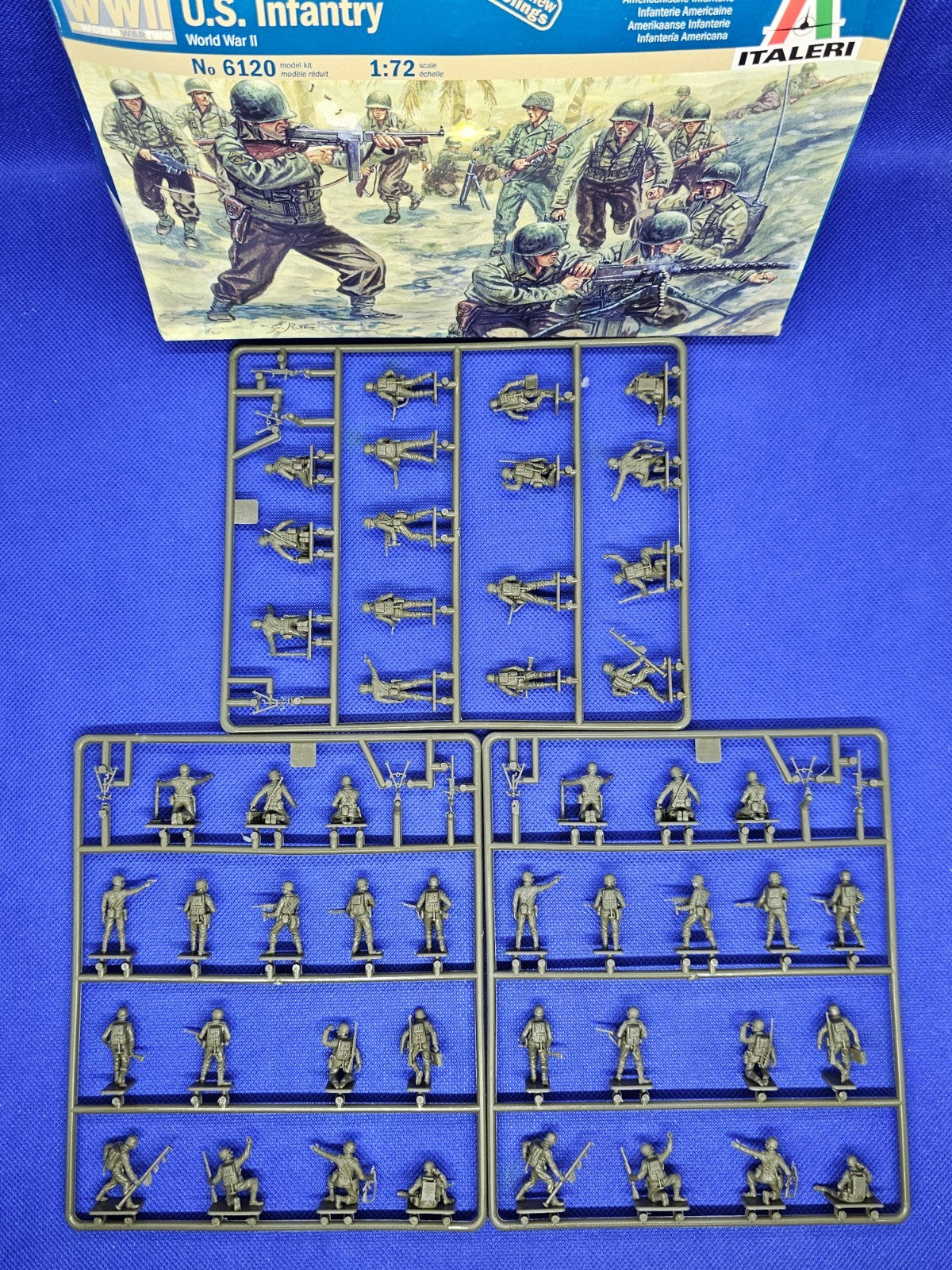 Italeri U.S. Infantry WWII 6120 48 Soldats Américains 172 20082