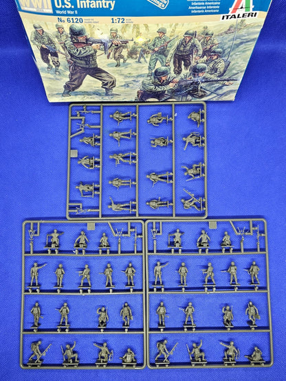 Italeri U.S. Infantry WWII 6120 48 Soldats Américains 172 20082