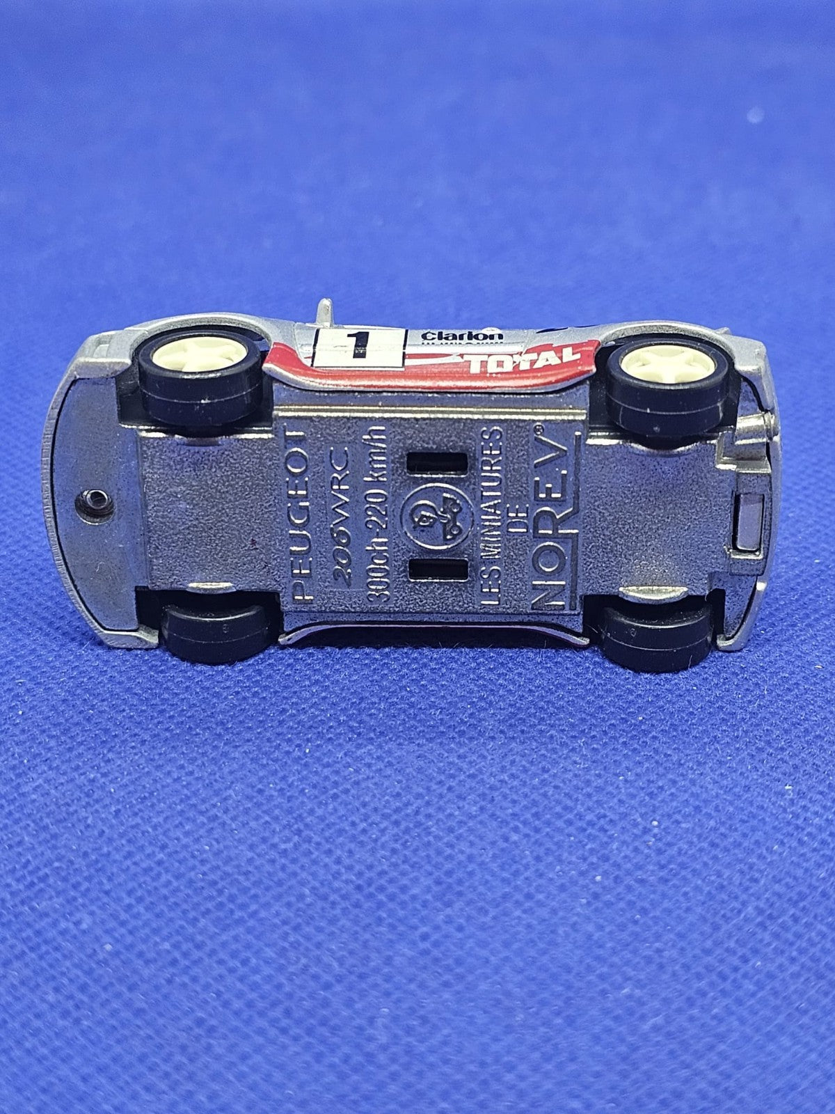 Peugeot 206 WRC n°1 Clarion Total Norev 3 Inches 154 Miniature Rallye2