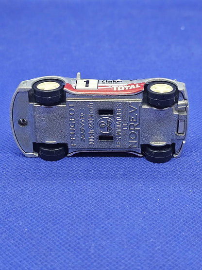 Peugeot 206 WRC n°1 Clarion Total Norev 3 Inches 154 Miniature Rallye2