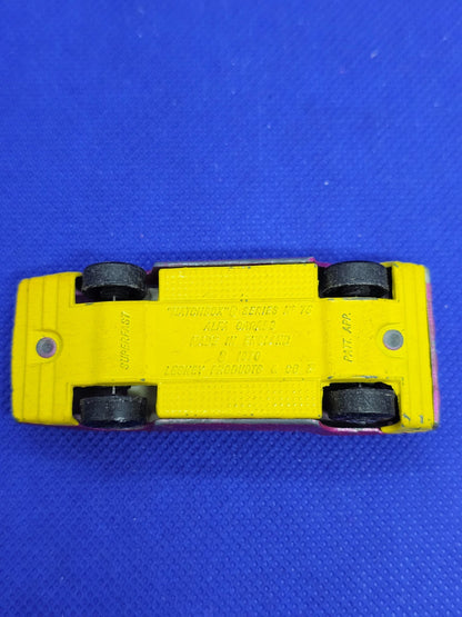 Alfa Carabo Matchbox Superfast No 75 Lesney Made in England 1970 Rose 7 cm2