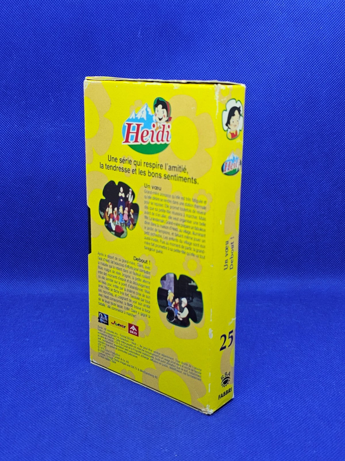Heidi VHS 25 Un Vœu Debout RBA Fabbri 2004 Dessin Animé Vintage1