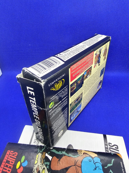 Tintin Le Temple Du Soleil Super Nintendo SNES PAL FAH Infogrames 1996 Complet S7