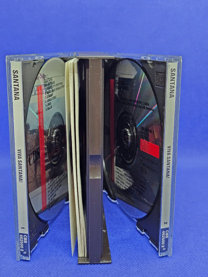 Santana Viva Santana Double CD musical Compilation CBS 462500 2 Rock Latin2