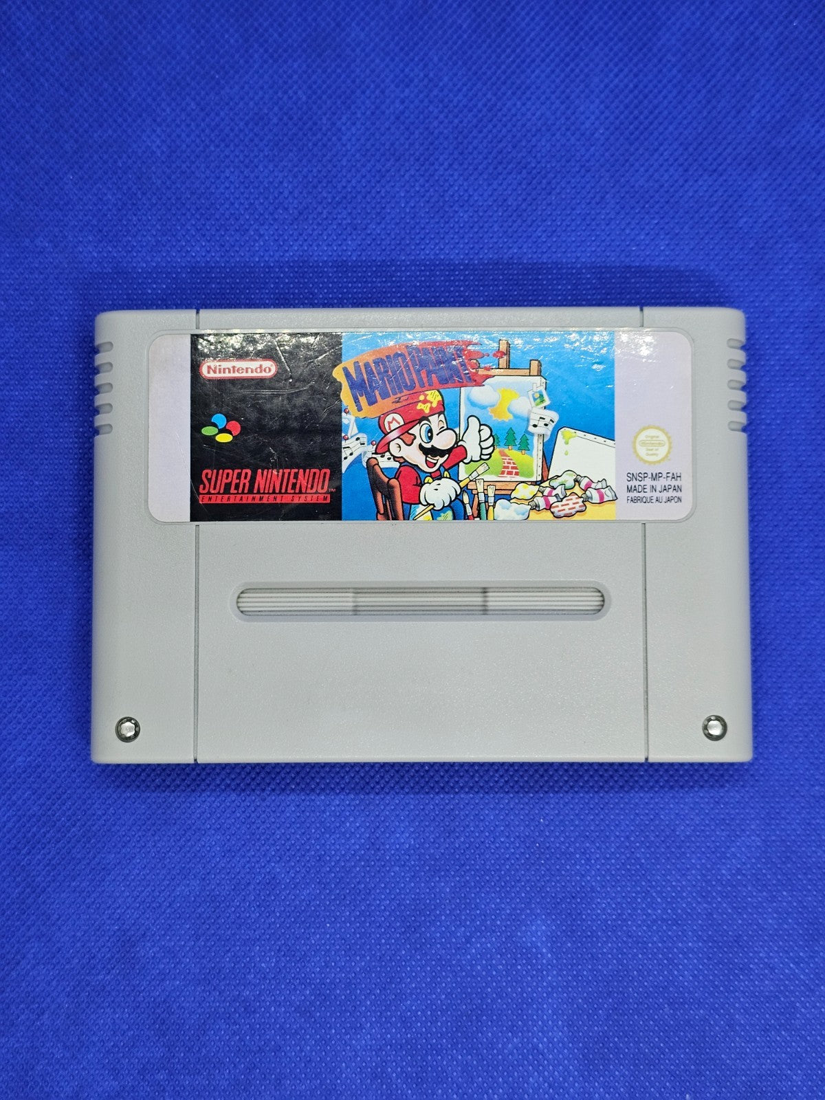 Mario Paint Super Nintendo SNES PAL FAH Nintendo 1992 cartouche seule0