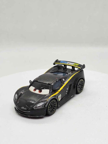 Lewis Hamilton, World Grand Prix, Disney Pixar Cars 2, Mattel, 2011, 8 cm