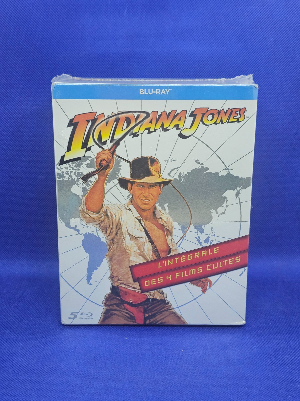 Indiana Jones L’Intégrale 4 Films Coffret 5 Blu-ray Paramount 2012 Neuf Scellé0