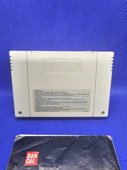 Mighty Morphin Power Rangers Super Nintendo SNES Bandai Notice vide4