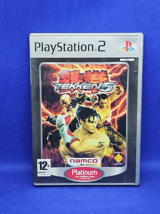Tekken 5 PS2 PlayStation 2 Platinum PAL FR Namco 2005 Complet0