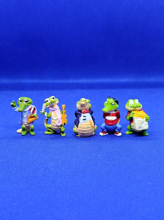 Lot 5 Figurines Crazy Coco  Crocodiles Kinder Surprise – 1992 – Vintage Kinder0