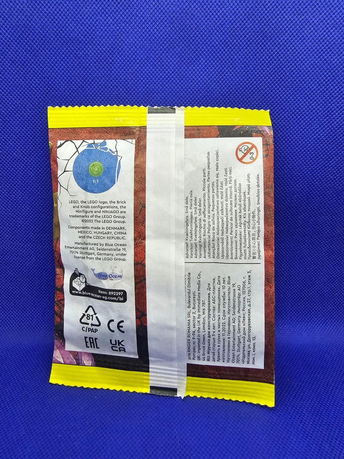 Golden Oni Lloyd, LEGO Ninjago Crystalized, LEGO Blue Ocean, 2022, Sachet Scellé1
