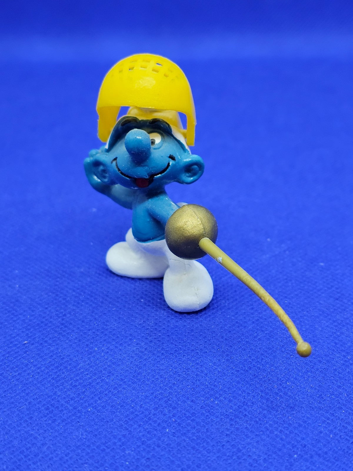 Schtroumpf Escrimeur Peyo Schleich 1979 W Germany Figurine Vintage1