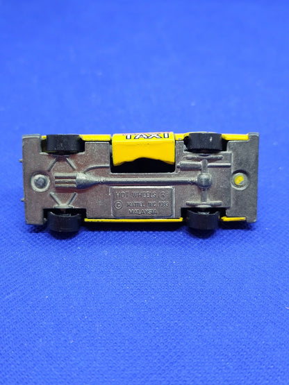 Hot Wheels Crack Ups City Taxi Cab Mattel 1983 Malaysia Jaune 7 cm3