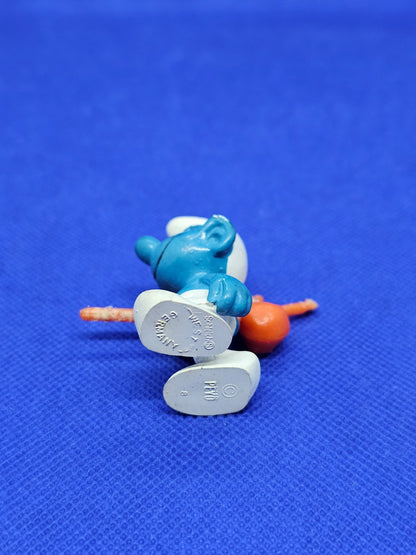 Schtroumpf vagabond 20088 Peyo Bully West Germany long bâton vintage 5.5 cm2