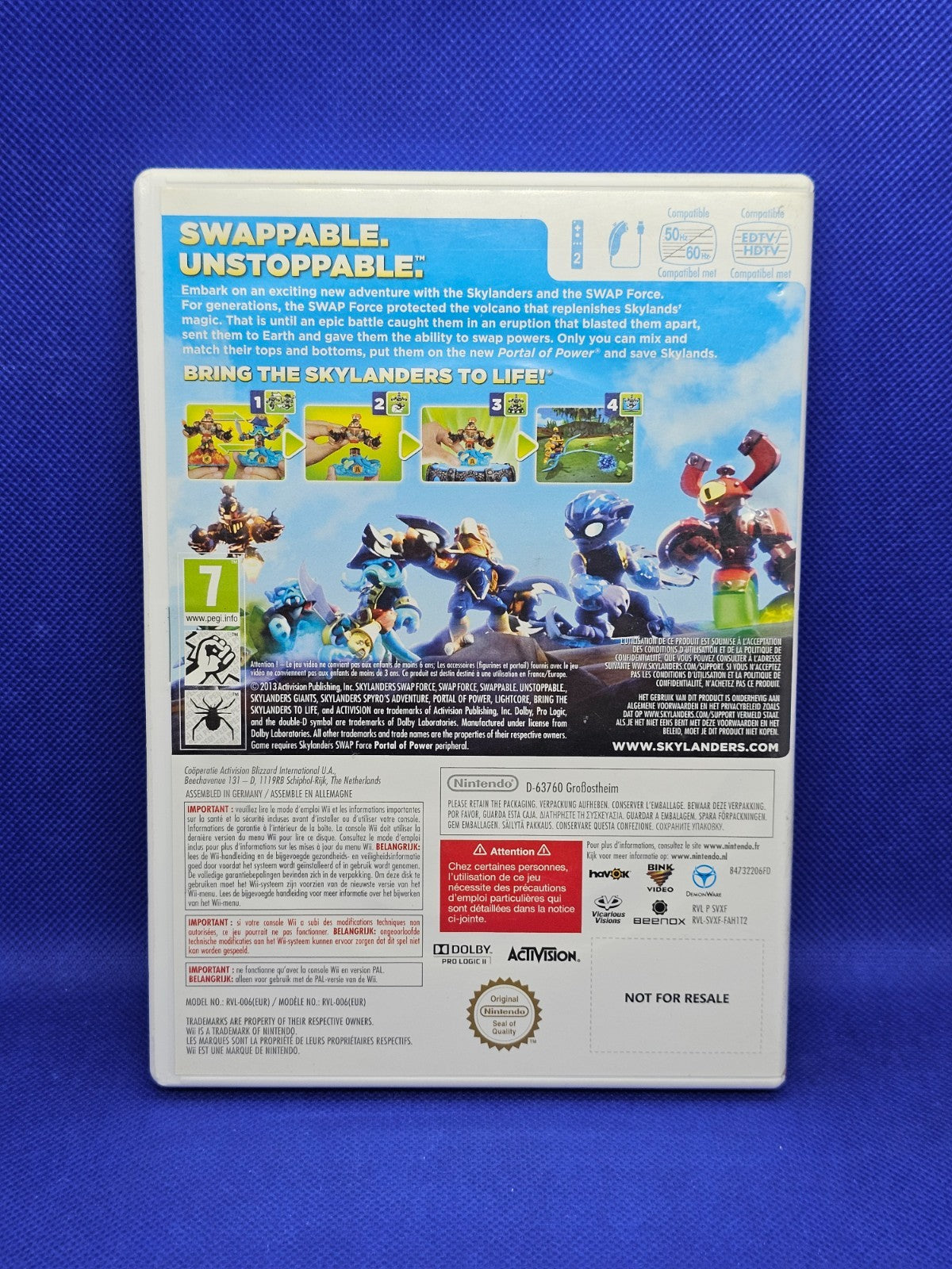 Skylanders Swap Force Nintendo Wii Activision 2013 PAL1