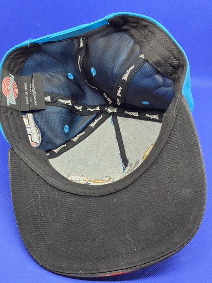 Casquette Space Jam Tunes Squad Bugs Bunny Snapback Vintage Bleu Noir5