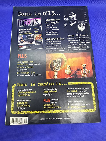 Facteur X n°12 Amateurs occulte Loups-garous Paranormal Marshall Cavendish1