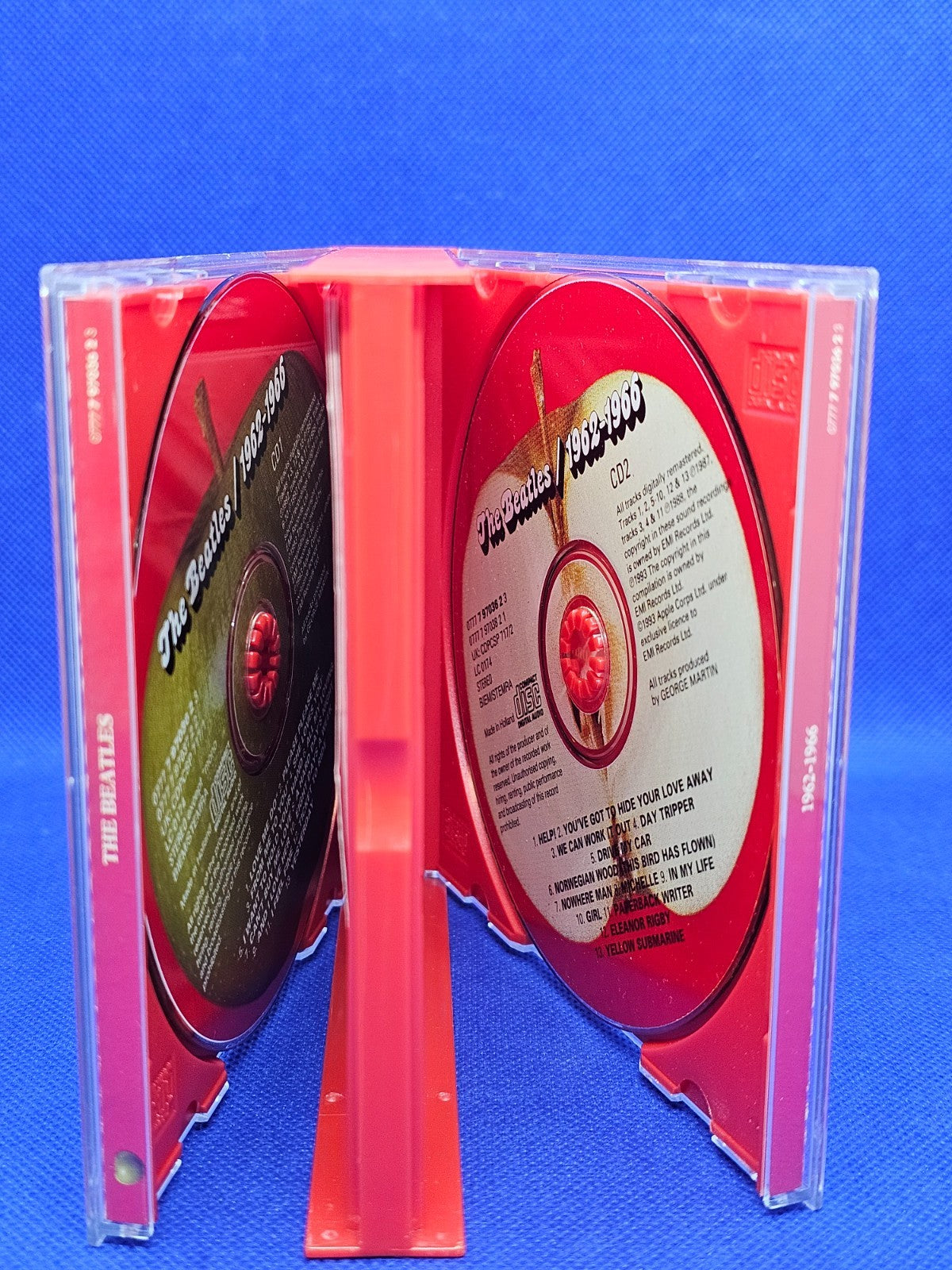 The Beatles 1962 1966 Double CD musical Compilation Apple EMI Rock2