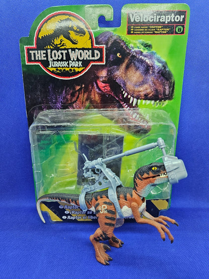 Velociraptor Raptor, The Lost World Jurassic Park, Kenner, 1997 Opened0