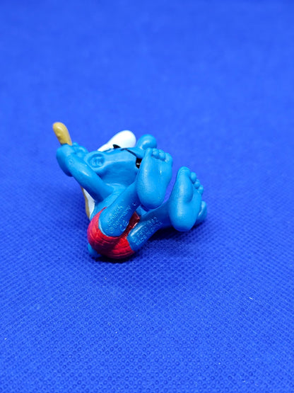 Schtroumpf au bain Super Schtroumpf 40235 Schleich Peyo 1982 Made in China2