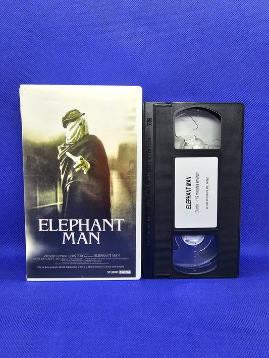 Elephant Man VHS, David Lynch, StudioCanal, 1980, Film Dramatique Culte VF0