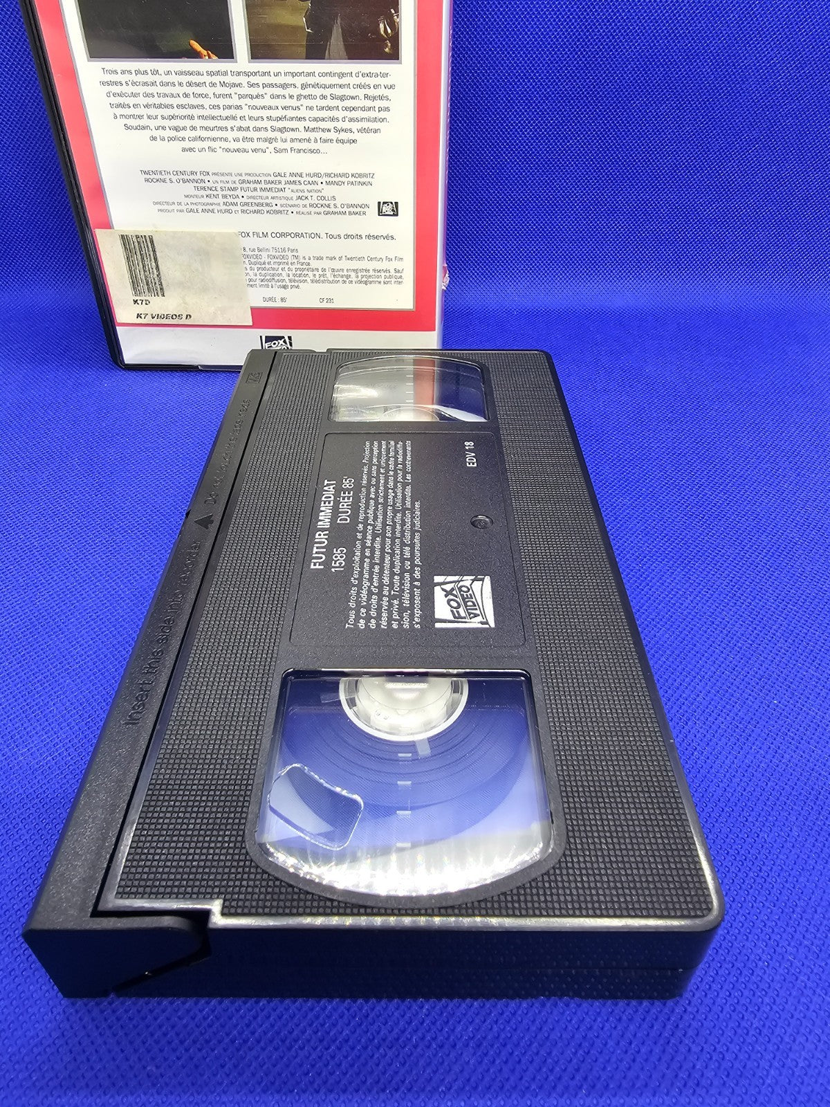 Futur Immédiat VHS, Fox Vidéo Frissons, Alien Nation, 1988, Cassette 85 min3