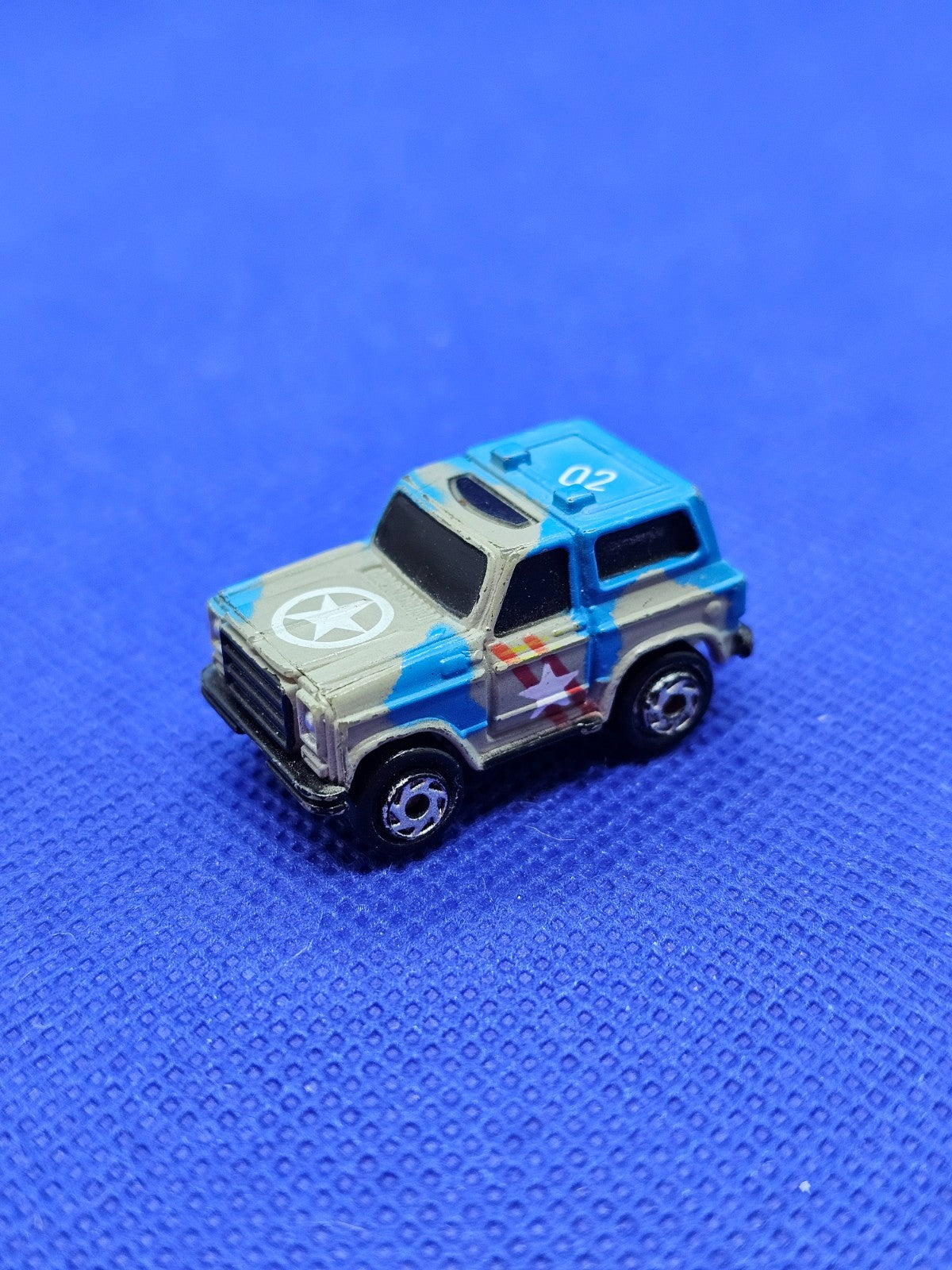 Micro Machines Chevrolet Blazer Galoob 1986 Véhicule Militaire Camouflage Vintag1