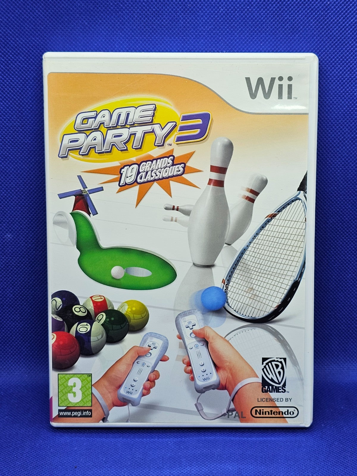 Game Party 3 19 Grands Classiques Nintendo Wii PAL Warner Bros 2009 Complet0