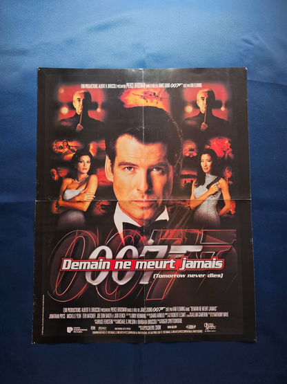 Poster James Bond 007 GoldenEye Demain ne meurt jamais Pierce Brosnan MGM UA 1991
