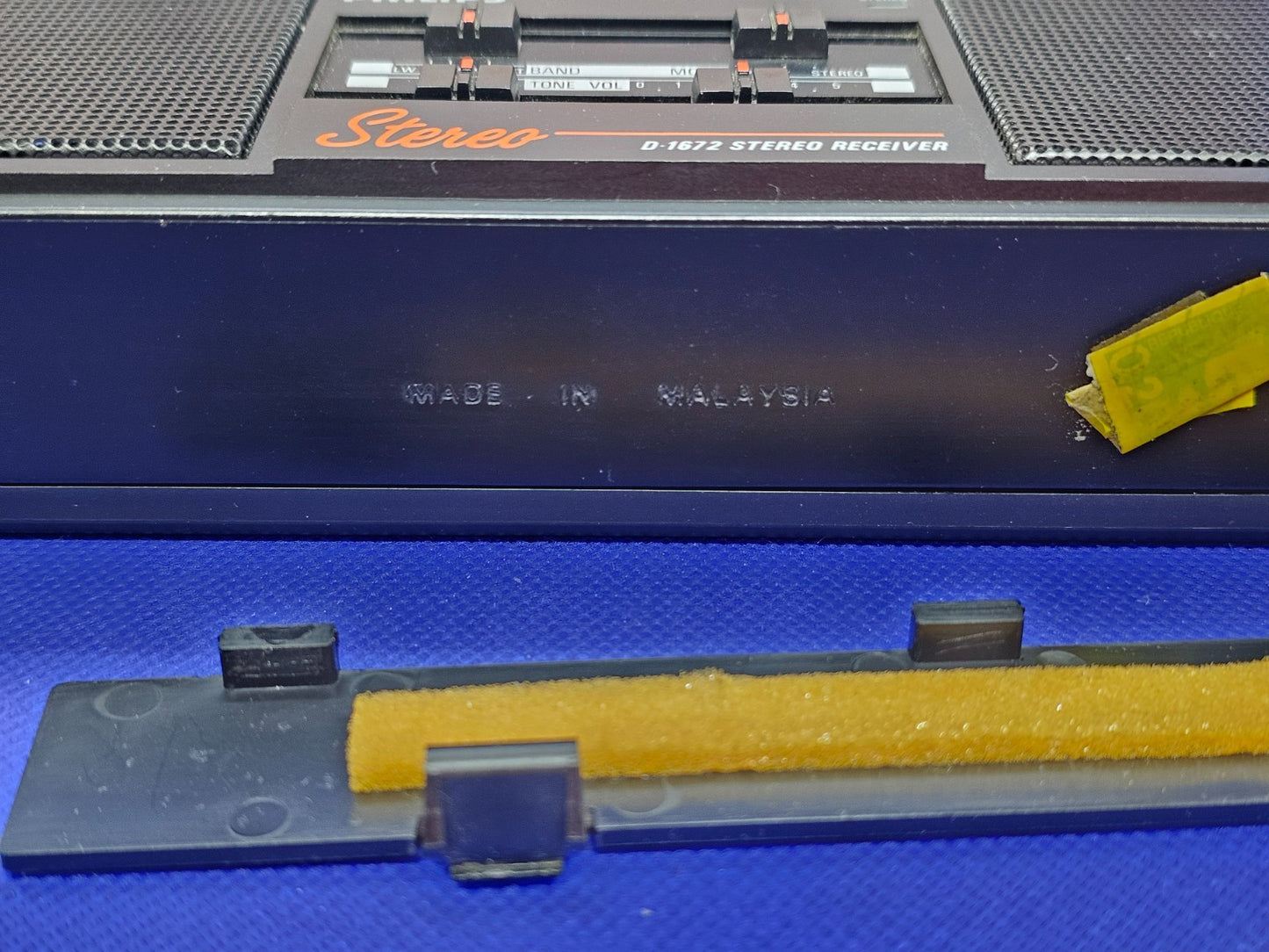 Radio Portable Philips D1672 Stereo LW MW FM Années 80 Avec Boîte15