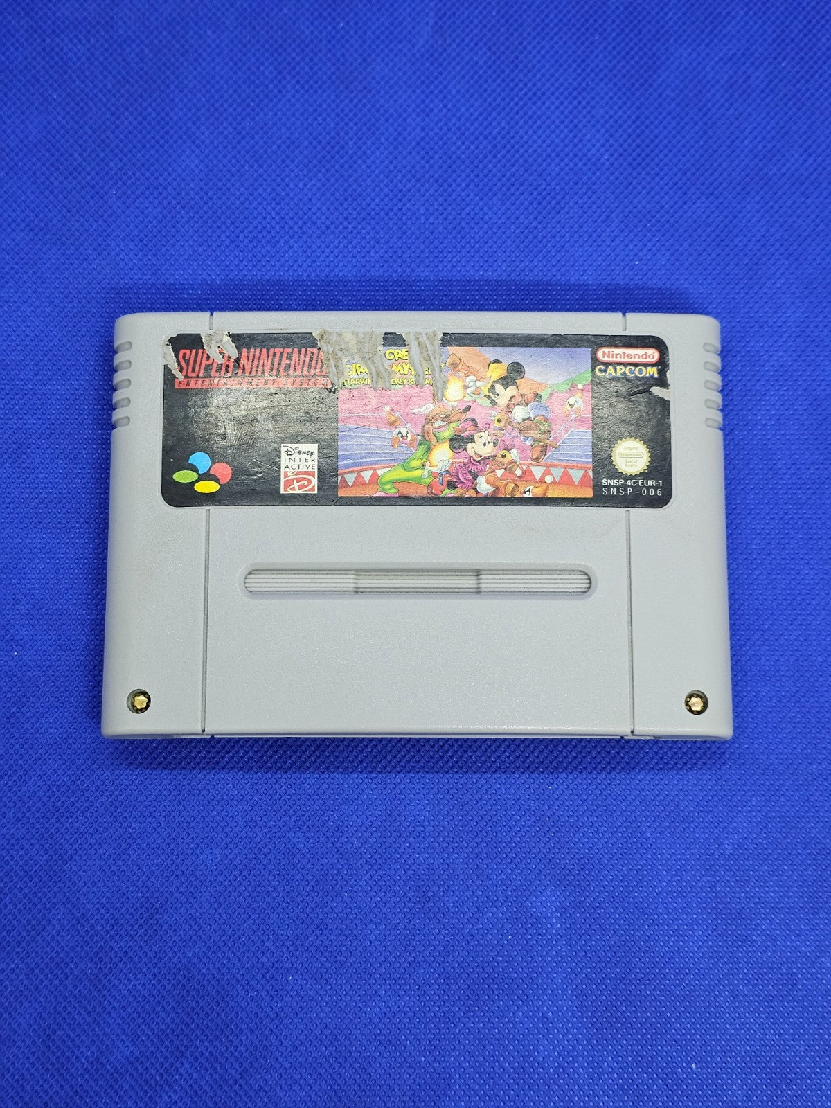 The Great Circus Mystery Mickey Minnie Super Nintendo SNES PAL EUR Capcom 19980