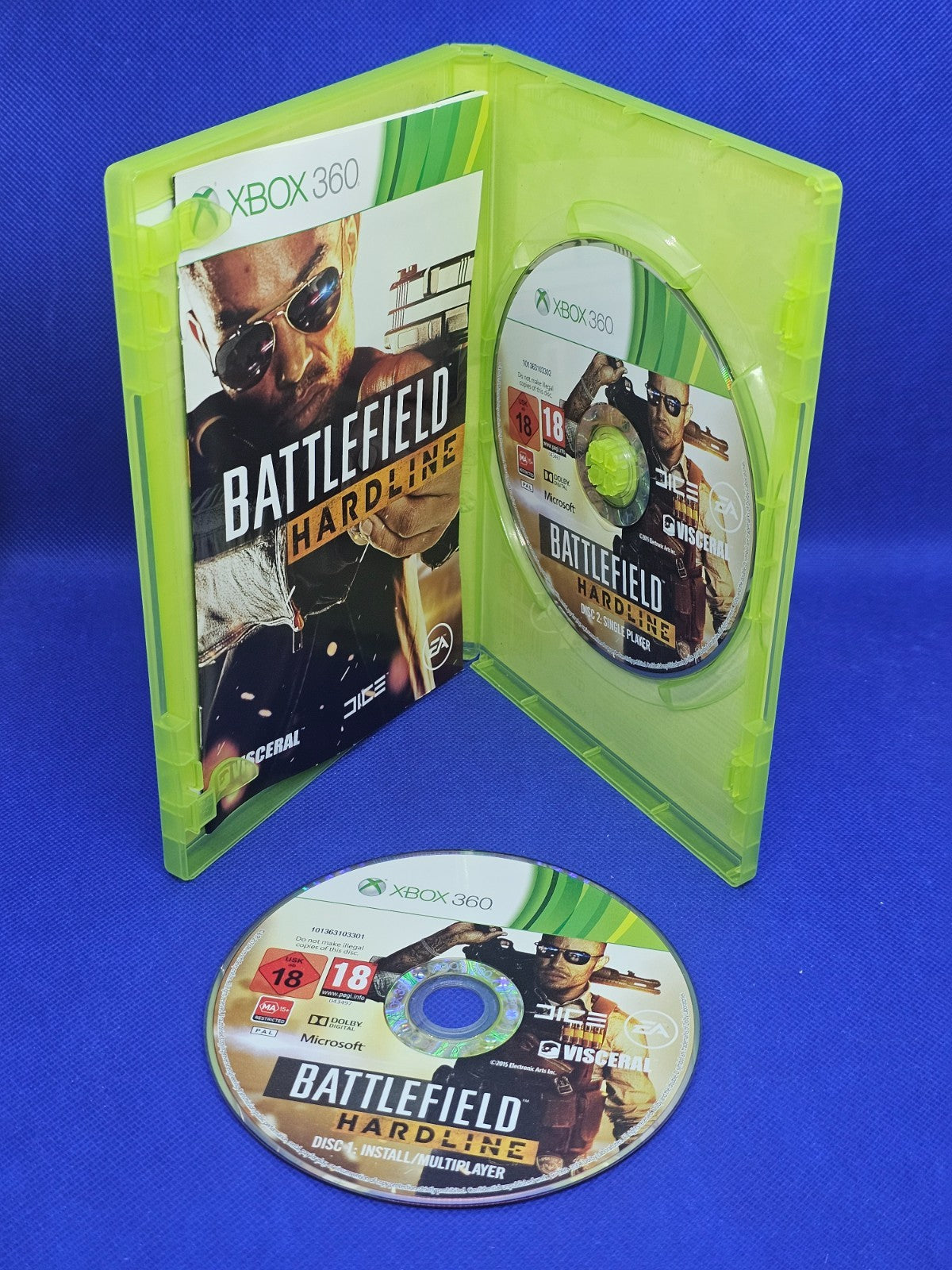 Battlefield Hardline Xbox 360 PAL France EA Visceral Games 2015 Complet 2 Disque3