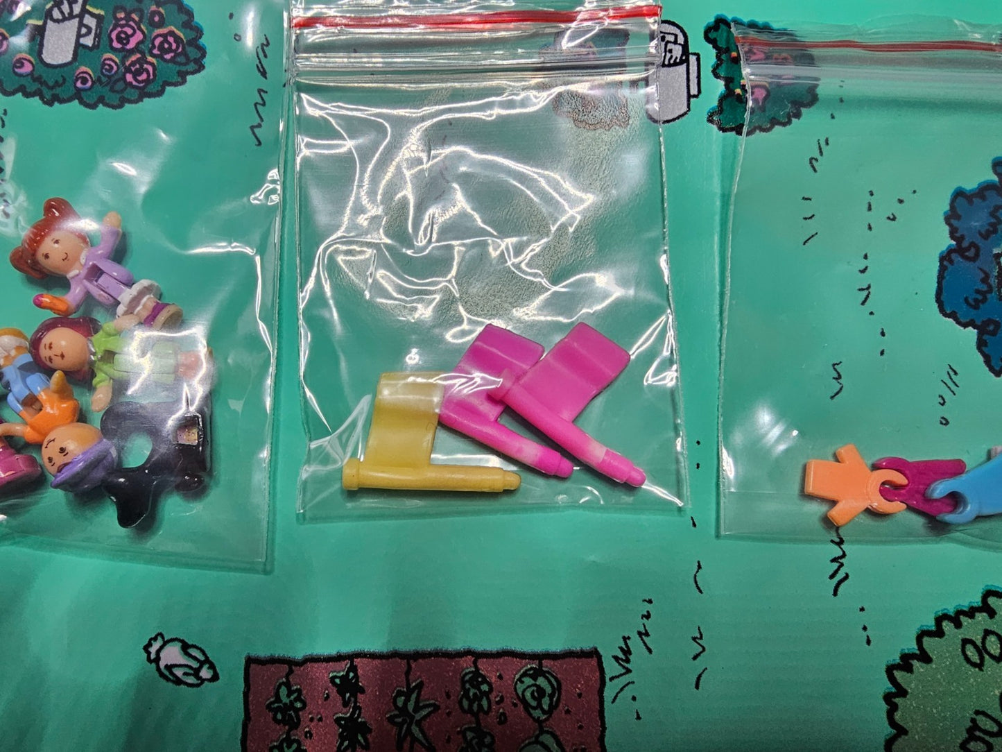 Polly Pocket Magical Movin Pollyville 1996 Bluebird Complet Tapis Vintage4