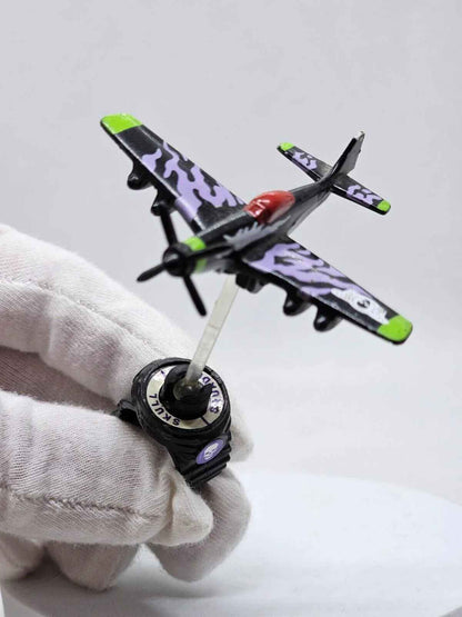 1988 Matchbox Ring Raiders Skull Squadron Z35 Jet Plane Vintage