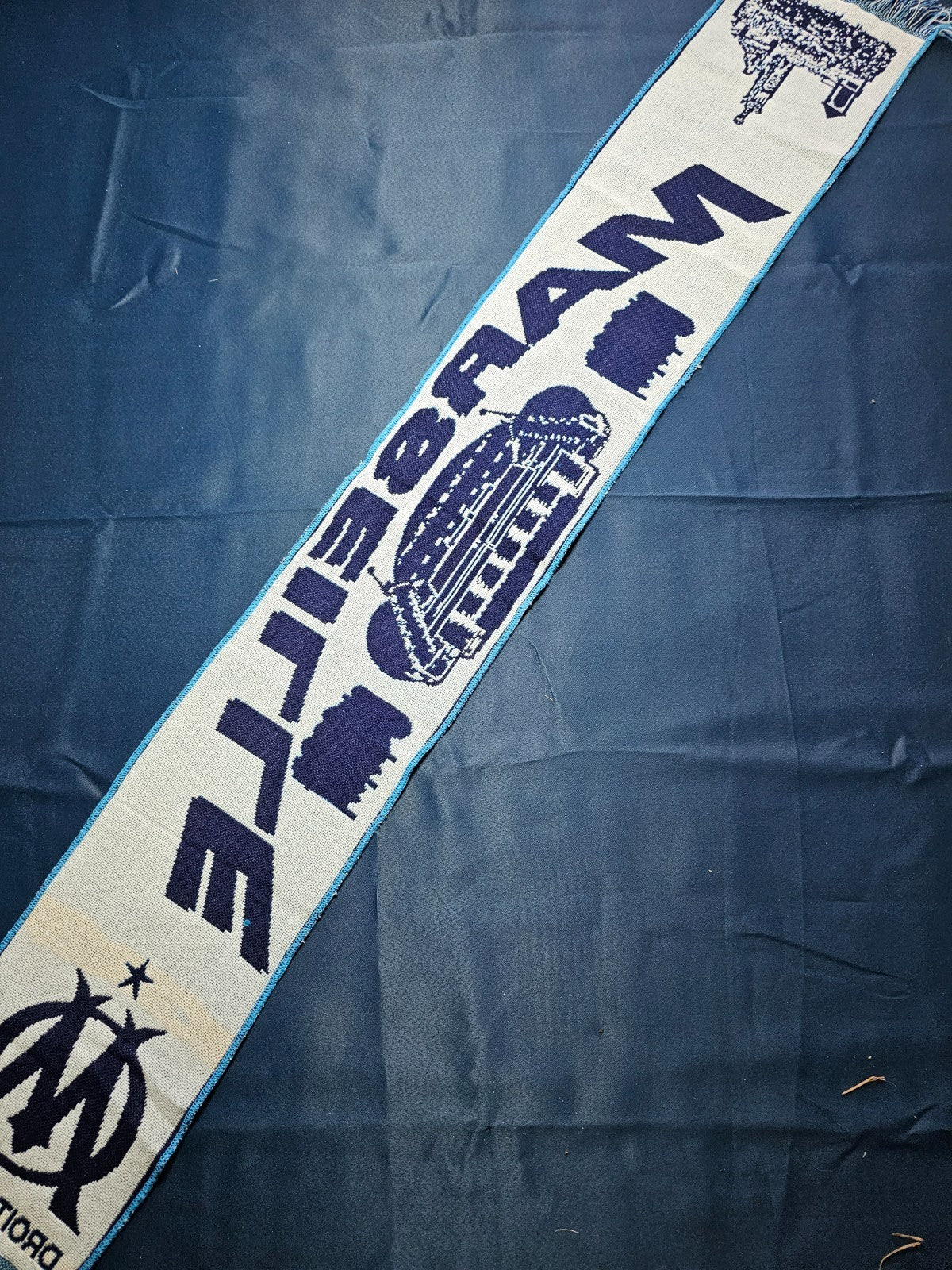 Écharpe Olympique de Marseille OM Vélodrome Droit au But Supporter Football1