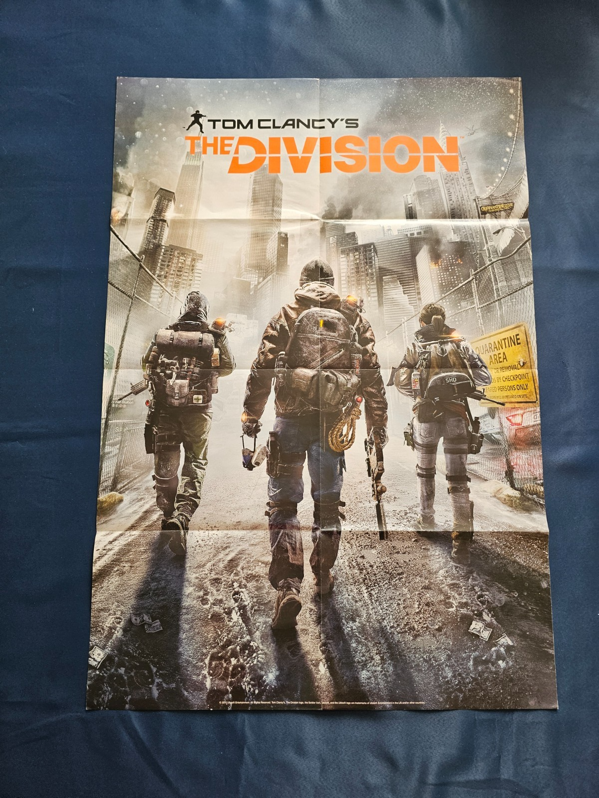 Poster Recto Verso The Division Heroes of the Storm Ubisoft Blizzard 2015 60x901