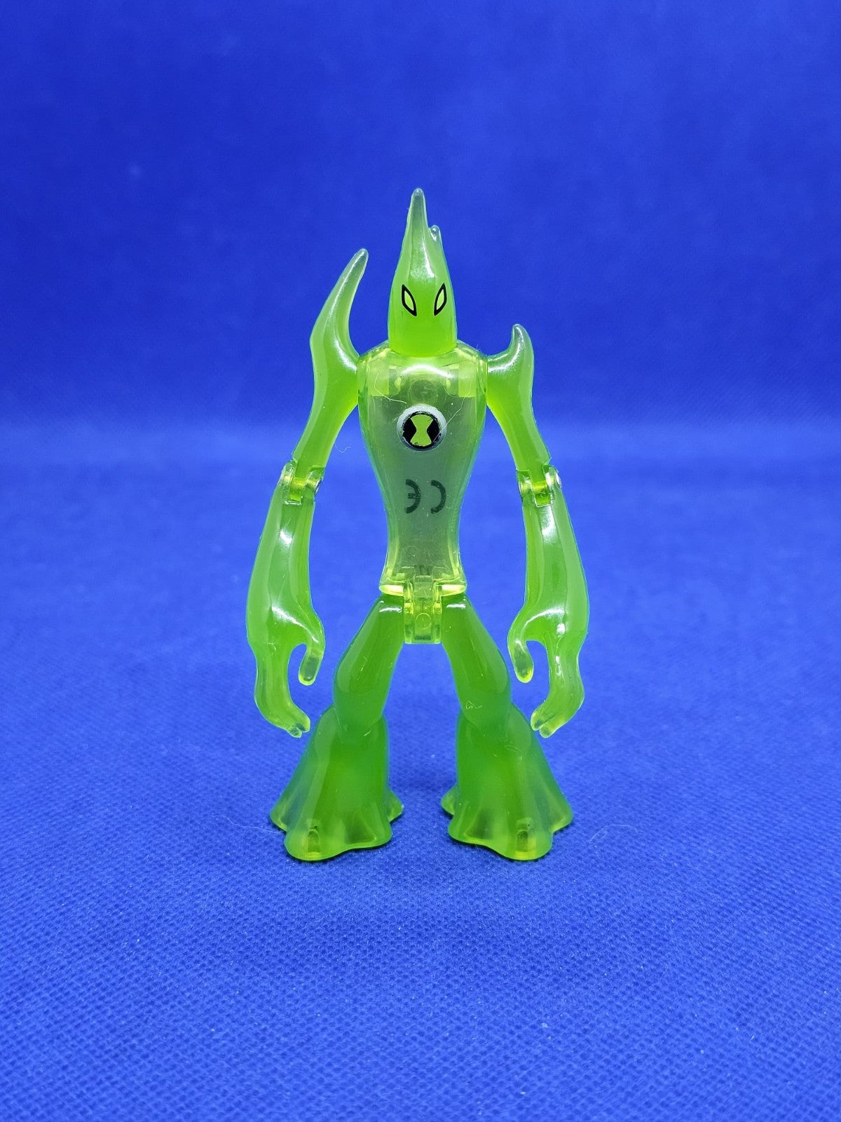 Goop Ben 10 Alien Force Bandai 2008 Figurine Verte Translucide 10 cm Incomplète0