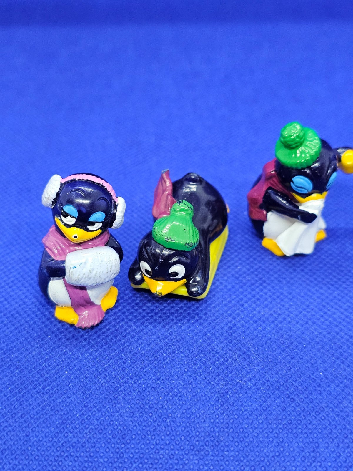 Lot 5 Figurines Les Pingos Sportifs, Kinder Surprise, Ferrero, 19931