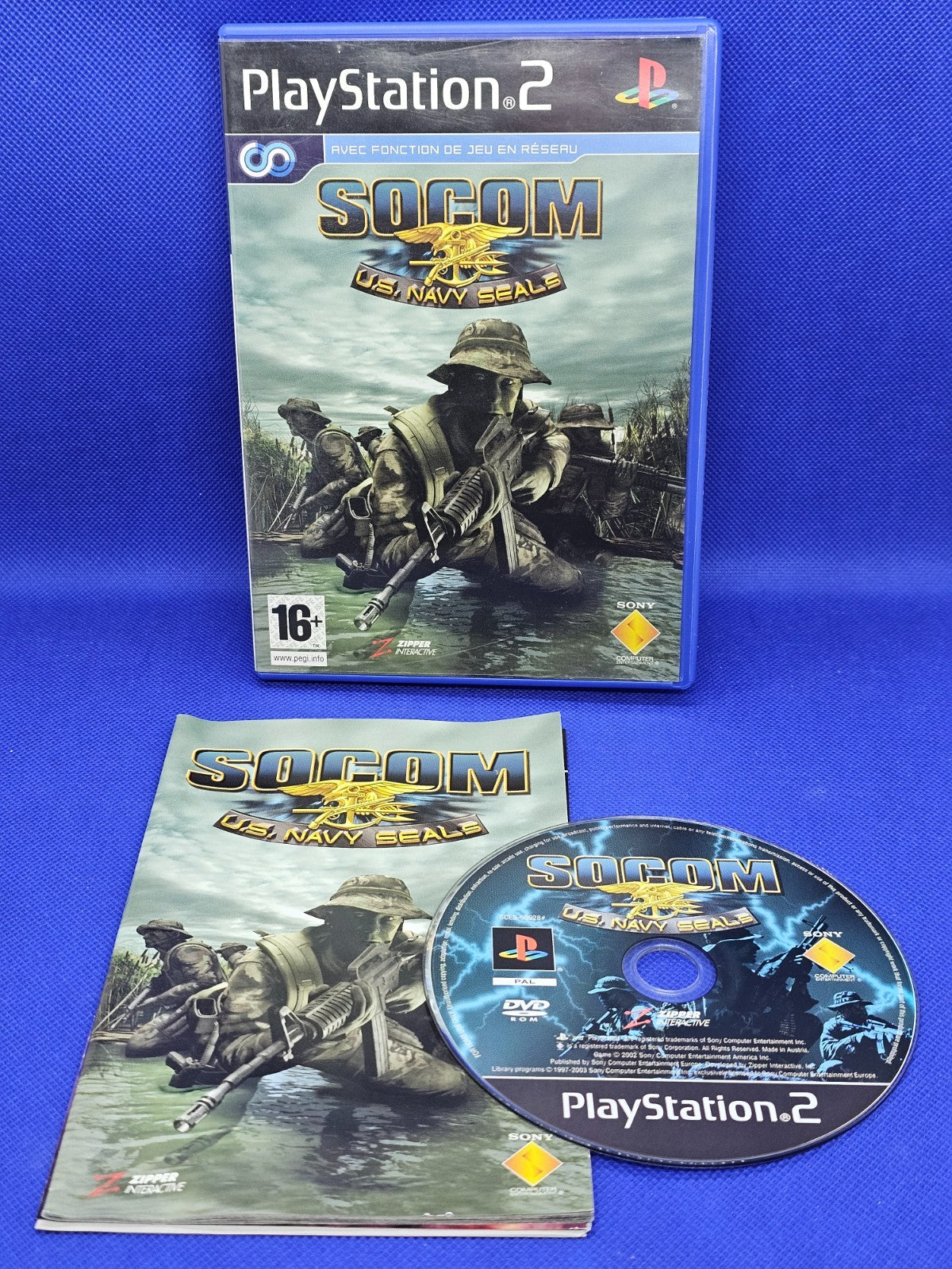 Socom U.S. Navy SEALs, PlayStation 2 PS2, Sony, 2003, Version PAL2