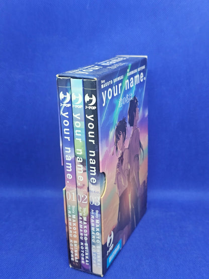 Your Name Collection Box Manga Tomes 1 2 3 J-Pop Édition Italienne 20171