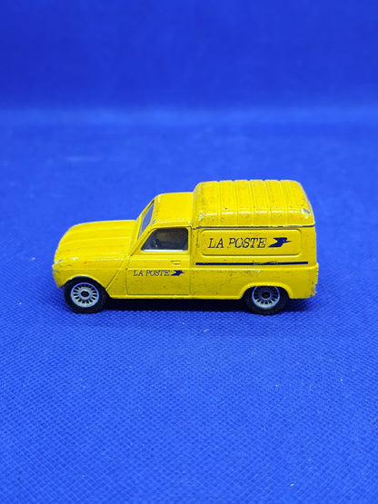 Renault 4 F4 La Poste Solido 143 Made in Portugal Jaune3