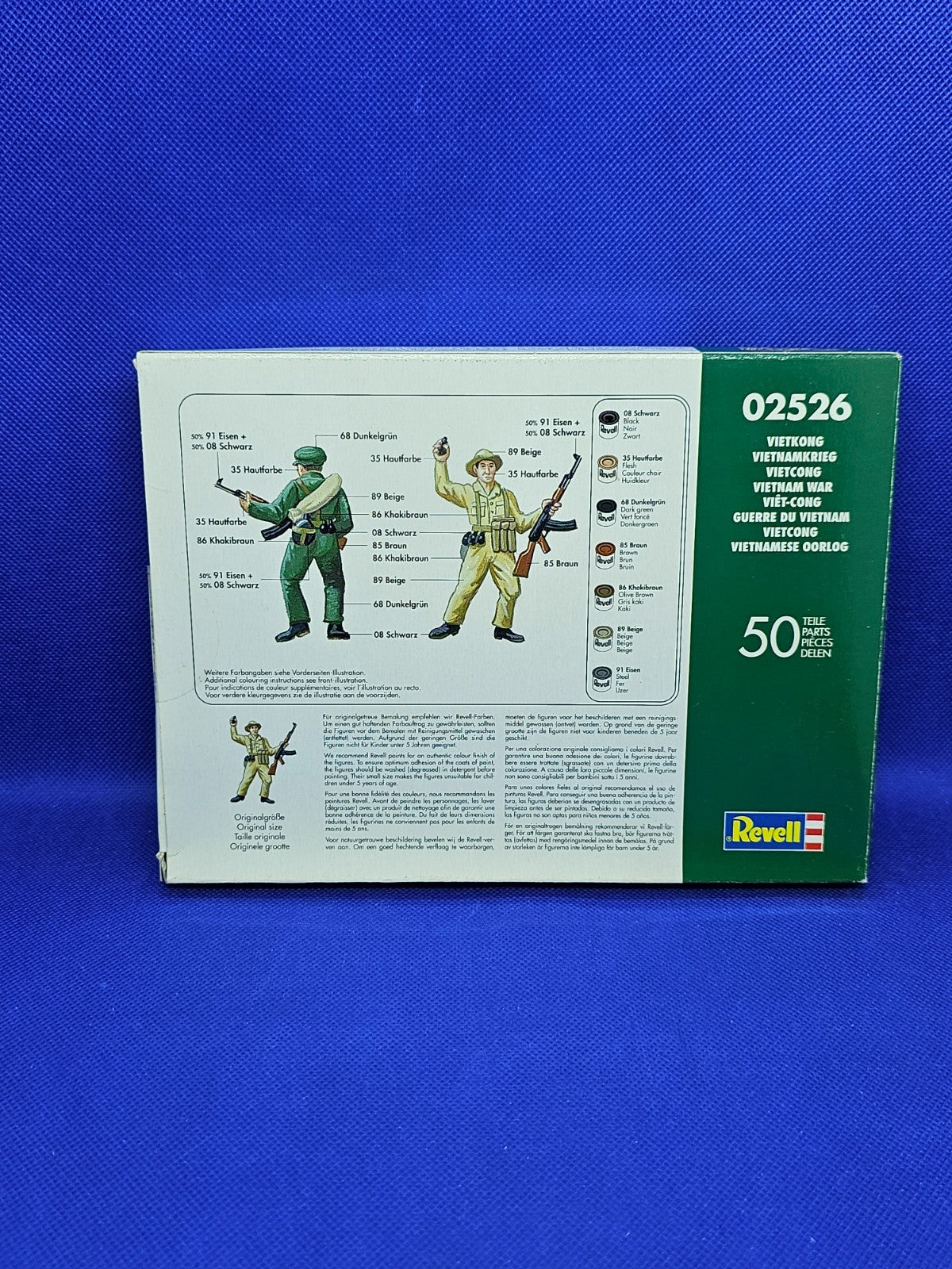 Vietkong Vietnam War Revell 02526 Figurines 172 50 Soldats Complet1