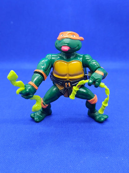 Rock’n Roll Michelangelo TMNT 1989 Playmates Toys Figurine Vintage Incomplète 132