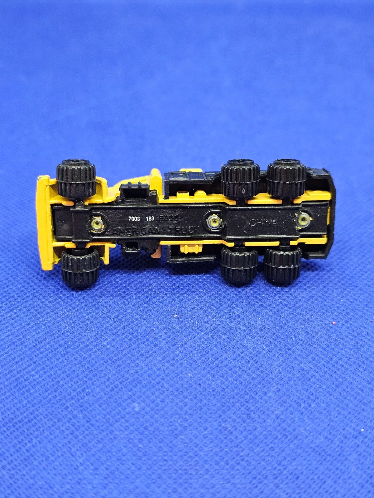 American Truck Wrecker P366 ZEE Toys Dépanneuse Jaune Vintage Chine2