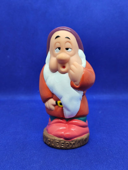 Figurine Dormeur Sleepy, Blanche-Neige et les Sept Nains, Disney, Pouet PVC, 14 0