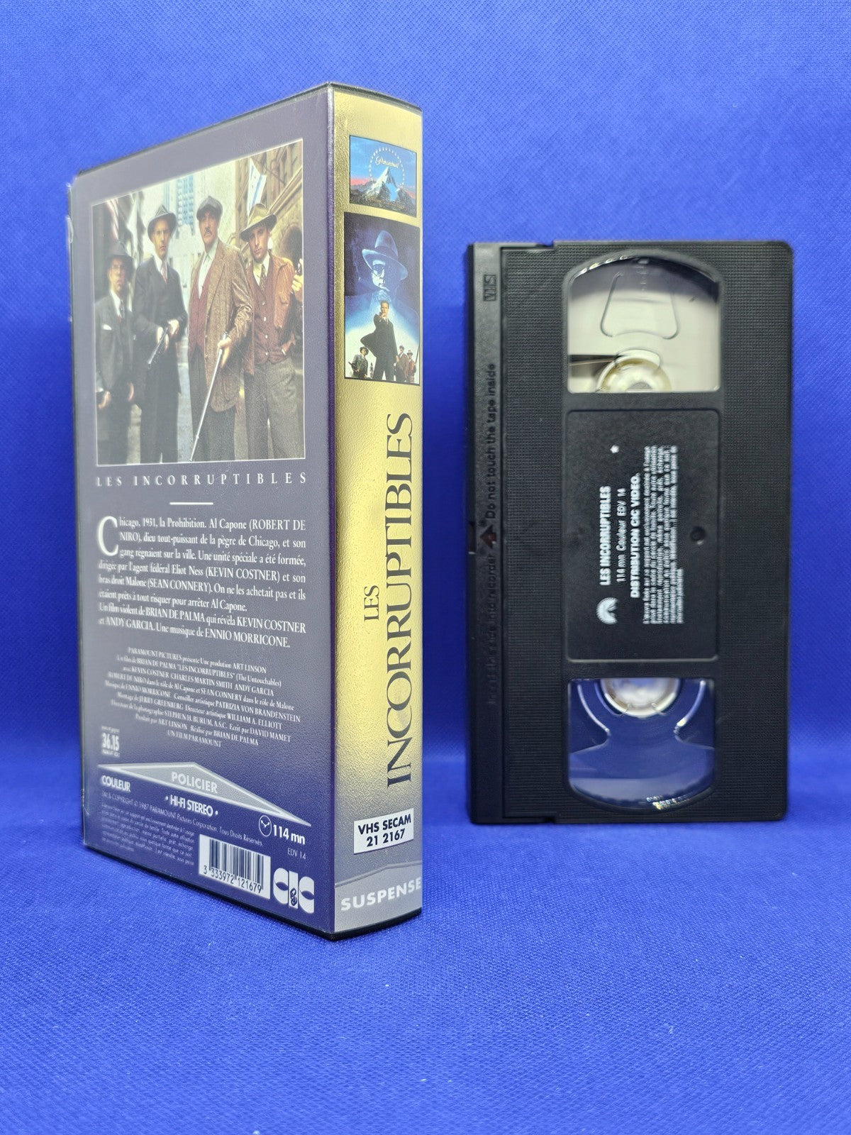 VHS Les Incorruptibles (The Untouchables), Policier Drame, Paramount1